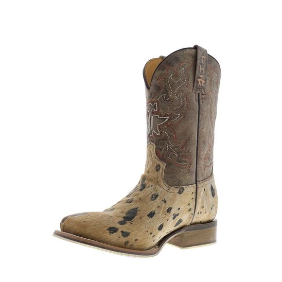 Tin Haul Mens Hairston Buffalo Sole Brown Boots (NWT) - Picture 4 of 7